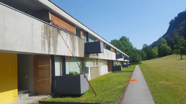 Fensterreinigung Wohnanlage Schattenburg in Feldkirch